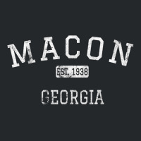 Macon Georgia Ga Vintage T Shirt Crewneck Sweatshirt | Artistshot