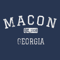 Macon Georgia Ga Vintage T Shirt Ladies Denim Jacket | Artistshot