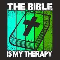 Bible Therapy T  Shirt The Bible Is My Therapy T  Shirt (1) Ladies Fitted T-shirt | Artistshot