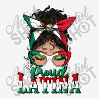 Proud Latina Messy Bun Mama Classic T-shirt | Artistshot