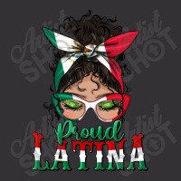 Proud Latina Messy Bun Mama Vintage Short | Artistshot