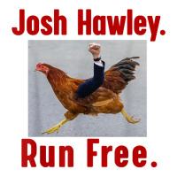 Josh Hawley Run Free Funny Josh Hawley Running T Shirt Maternity Scoop Neck T-shirt | Artistshot