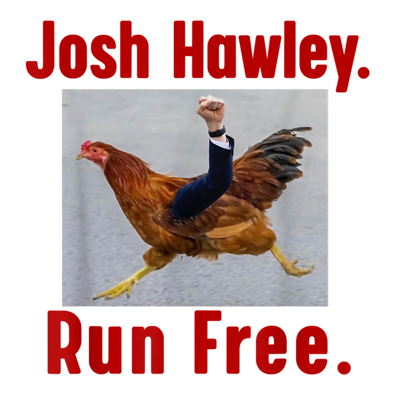 Josh Hawley Run Free Funny Josh Hawley Running T Shirt Maternity Scoop Neck T-shirt by h.avenaver | Artistshot