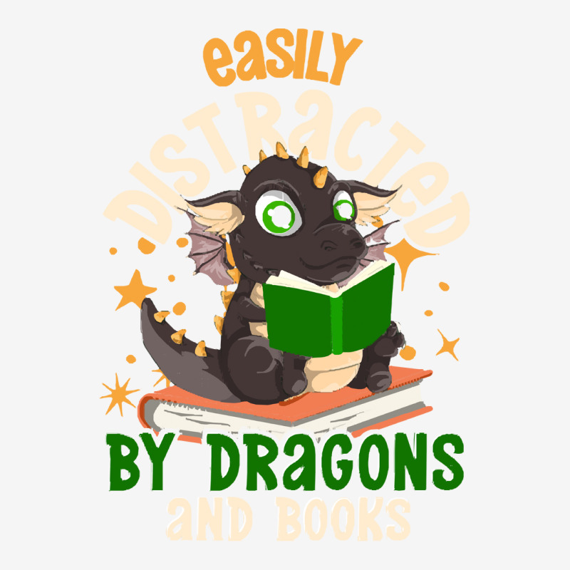 Book Dragon T  Shirt Magical Animal Funny Book Lover Reader Cute Book Youth 3/4 Sleeve by jaylinconsidine282 | Artistshot