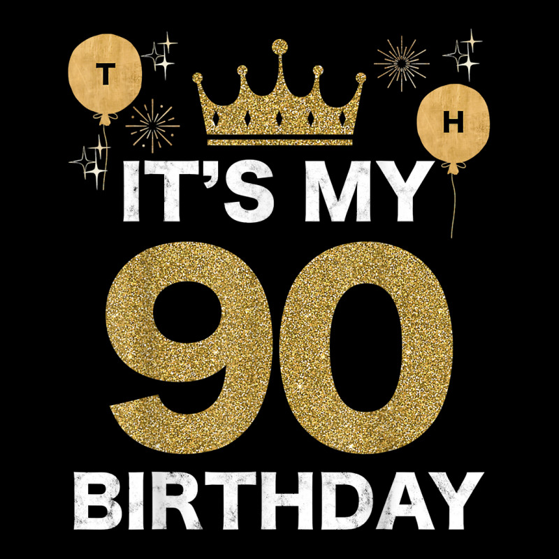 It's My Birthday 90th King Bday Party Crown Man And Woman T Shirt Youth Jogger by nycerecoverdell | Artistshot