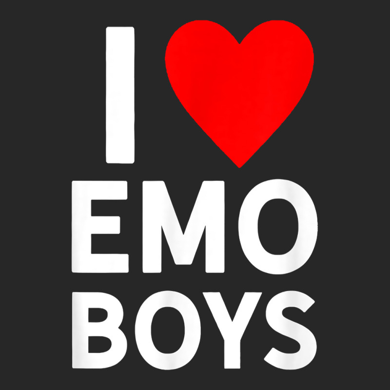 Love Emo Boys Heart Trendy Egirl Eboy GF Aesthetic Vibe T-Shirt