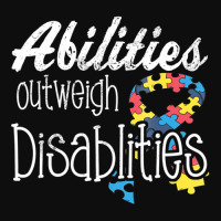 Abilities Outweights Disabilities Autism Awareness Crop Top | Artistshot