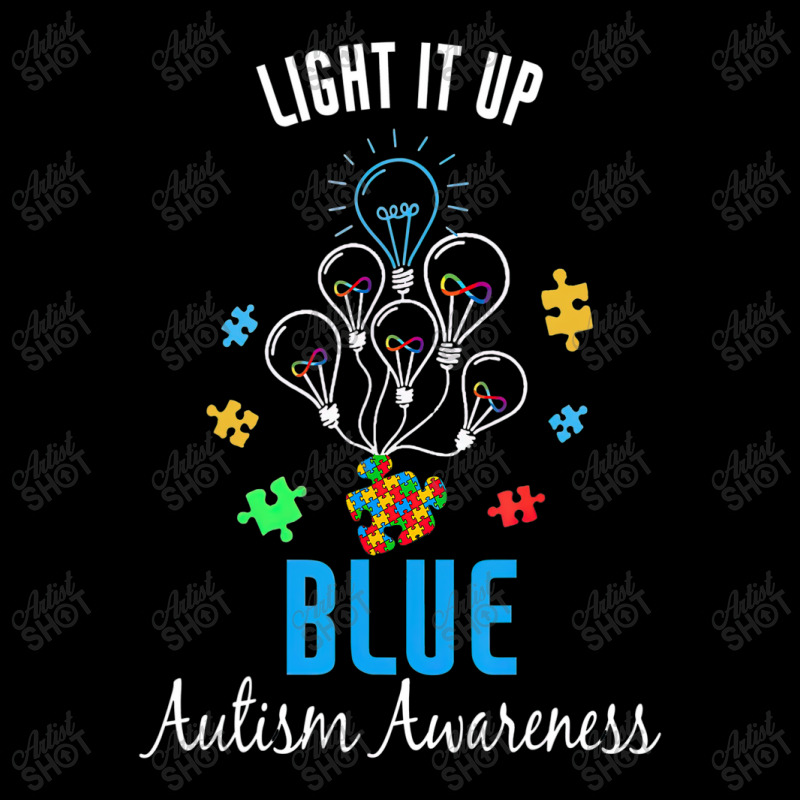 Autism Awareness Light It Up Blue Autism Awareness Long Sleeve Shirts by LeiThompson | Artistshot