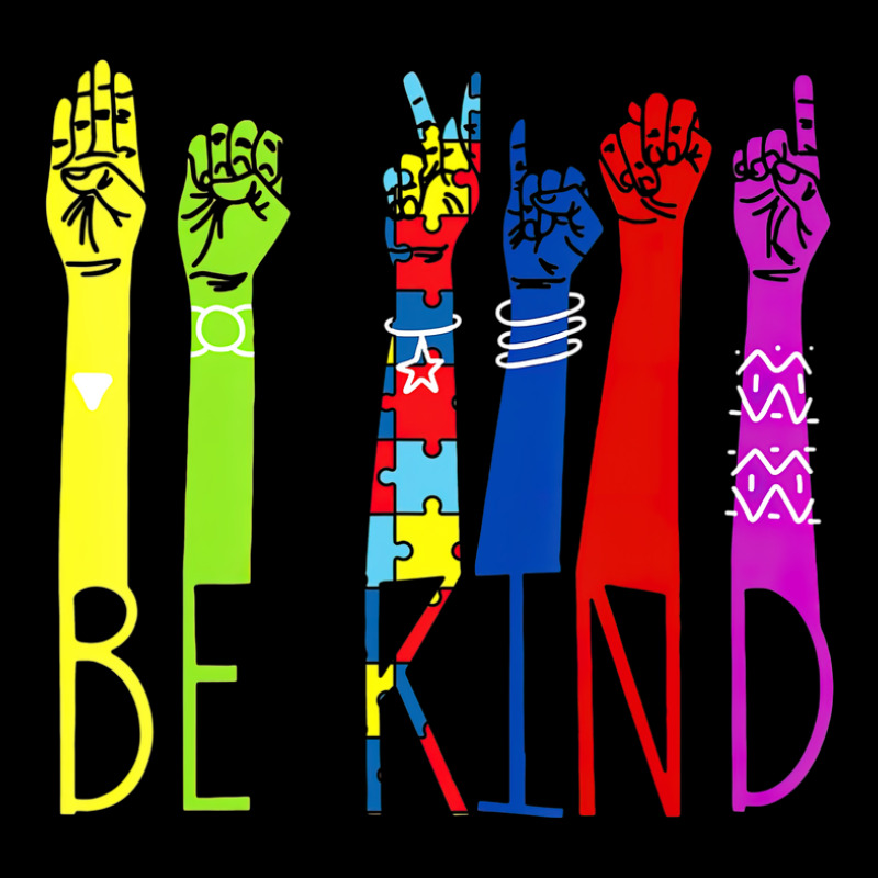 Autism Awareness Be Kind Sign Language Hand Talking Teachers Pocket T-Shirt by LindsayYuh | Artistshot