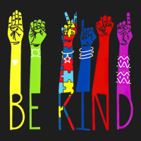 Autism Awareness Be Kind Sign Language Hand Talking Teachers Classic T-shirt | Artistshot