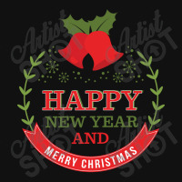 Happy New Year And Merry Christmas - Jingle Bells Pin-back Button | Artistshot