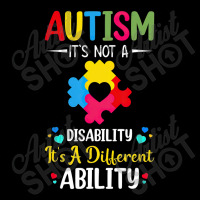 Autism Is Not A Disability Its A Different Ability Adjustable Cap | Artistshot