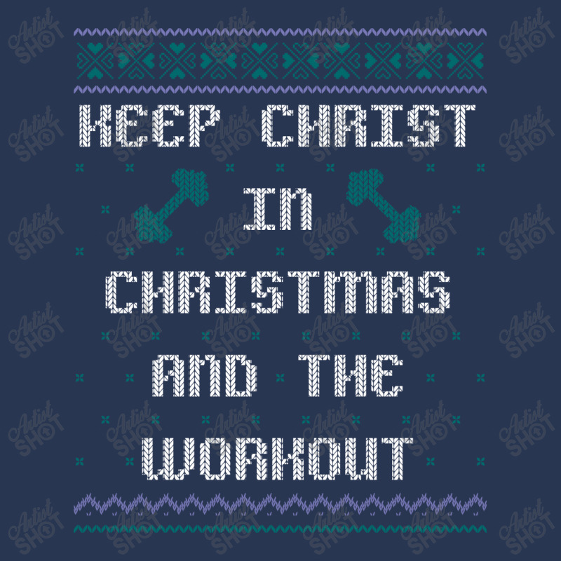 Keep Christ In Christmas And The Workout Bodybuilding Xmas Sweater Loo Ladies Denim Jacket by new121 | Artistshot