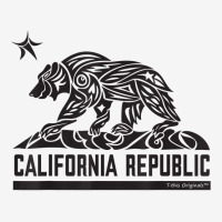 California Republic Flag Tribal Grizzly Bear   Bkp1 T Shirt Adjustable Cap | Artistshot