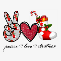 Peace Love Christmas Tis The Season Christmas Family Pajamas T Shirt Ladies Fitted T-shirt | Artistshot