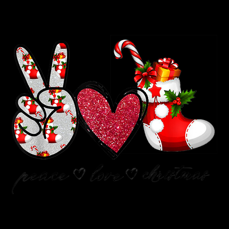 Peace Love Christmas Tis The Season Christmas Family Pajamas T Shirt Cropped Sweater by haylesfshiltsxd1 | Artistshot