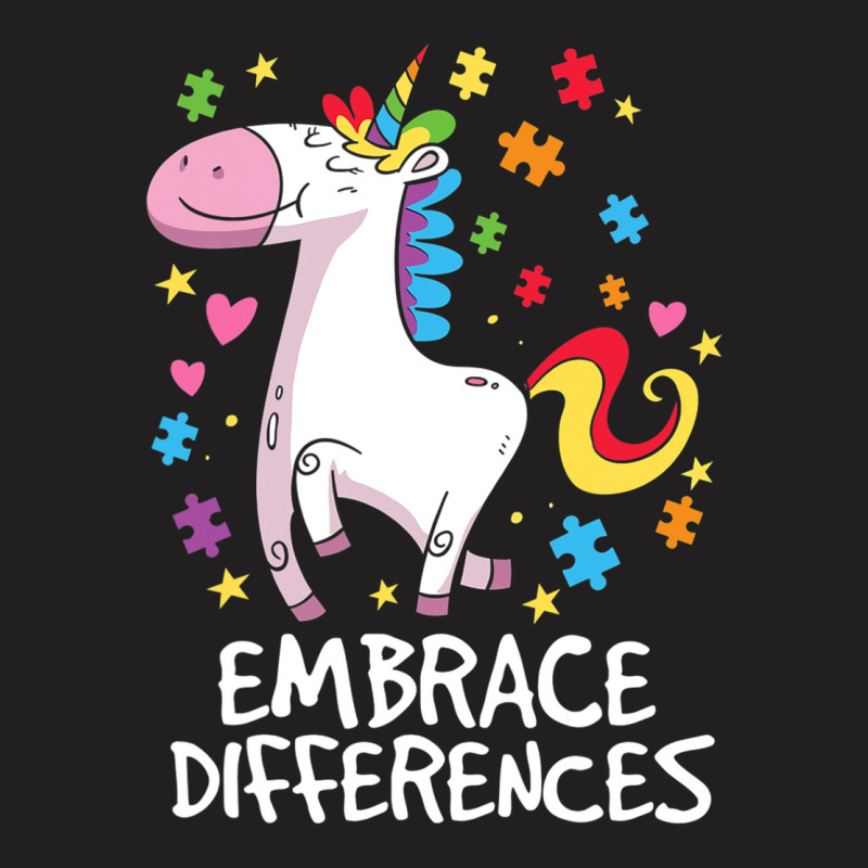 Embrace Different Unicorn Autism Awareness Day T-shirt | Artistshot