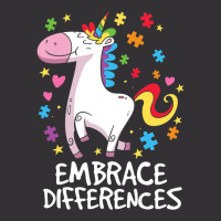 Embrace Different Unicorn Autism Awareness Day Vintage Short | Artistshot