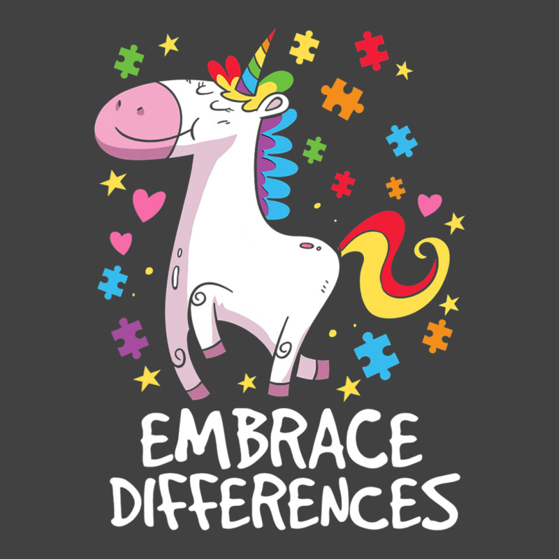 Embrace Different Unicorn Autism Awareness Day Vintage T-shirt | Artistshot