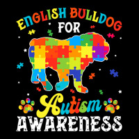 English Bulldog Dog Autism Awareness Men's Long Sleeve Pajama Set | Artistshot