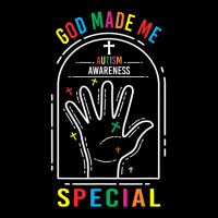 God Made Me Special Christian Autism Awareness Day Pocket T-shirt | Artistshot