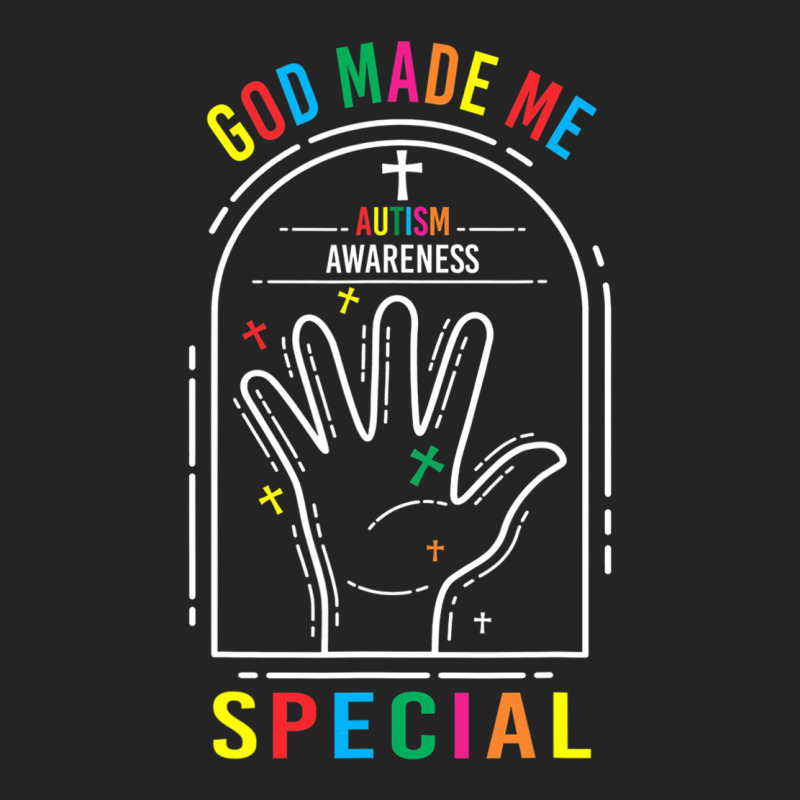 God Made Me Special Christian Autism Awareness Day 3/4 Sleeve Shirt | Artistshot