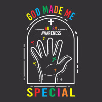 God Made Me Special Christian Autism Awareness Day Vintage Hoodie And Short Set | Artistshot