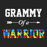 Grammy Of A Warrior Autism Awareness Family Support Unisex Hoodie | Artistshot