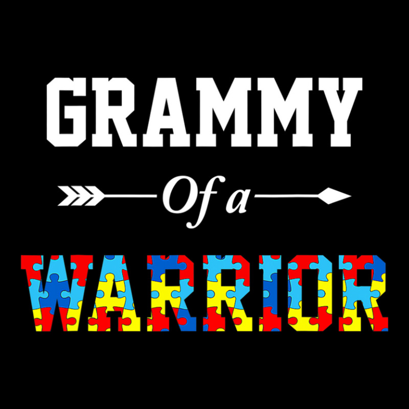 Grammy Of A Warrior Autism Awareness Family Support Men's Long Sleeve Pajama Set | Artistshot