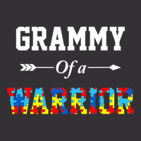 Grammy Of A Warrior Autism Awareness Family Support Vintage Hoodie | Artistshot