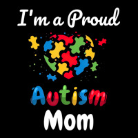 Im A Proud Autism Mom Heart V-neck Tee | Artistshot