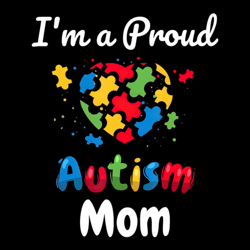 Im A Proud Autism Mom Heart Zipper Hoodie | Artistshot