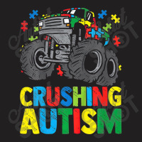 Monster Truck Crushing Austim Autism Awareness T-shirt | Artistshot