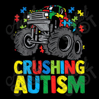 Monster Truck Crushing Austim Autism Awareness Zipper Hoodie | Artistshot