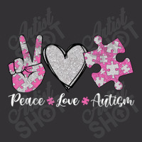 Peace Love Autism Autism Awareness Month Puzzle Heart Love Vintage Short | Artistshot