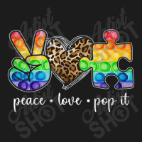 Peace Love Pop It Puzzle Autism Awareness Hoodie & Jogger Set | Artistshot