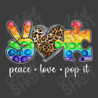 Peace Love Pop It Puzzle Autism Awareness Men's Polo Shirt | Artistshot