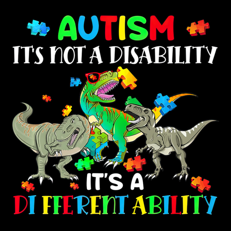 Its Not A Disability Autism Awareness Dinosaur Trex Fleece Short by JaralJiron | Artistshot