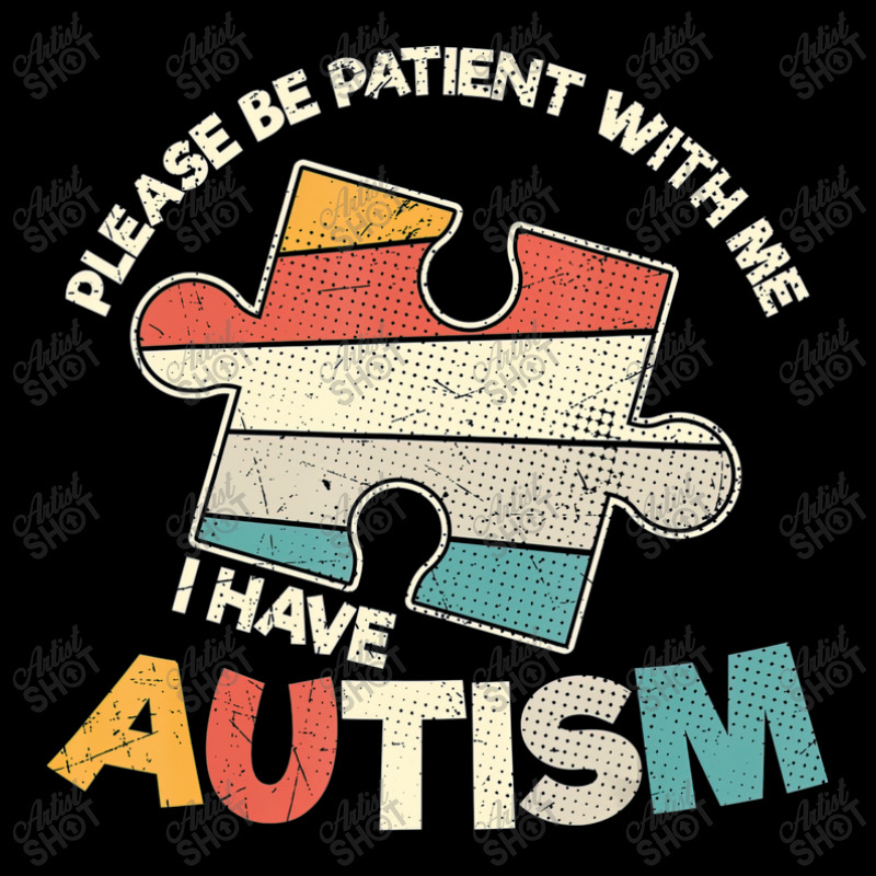 Please Be Patient With Me Puzzle Piece Autism Awareness Fleece Short by LeiThompson | Artistshot