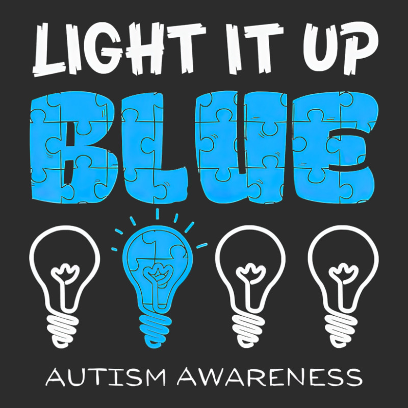 Light It Up Blue Autism Awareness Ribbon Puzzle Pieces Exclusive T-shirt | Artistshot