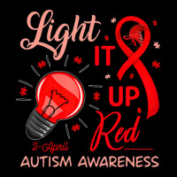 Light It Up Red Autism Awareness Puzzle Kids Cap | Artistshot