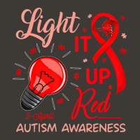 Light It Up Red Autism Awareness Puzzle Bucket Hat | Artistshot