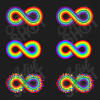 Rainbow Infinity Symbol Neurodiversity Pride Rainbow Autism Classic T-shirt | Artistshot