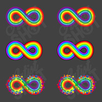 Rainbow Infinity Symbol Neurodiversity Pride Rainbow Autism Vintage T-shirt | Artistshot