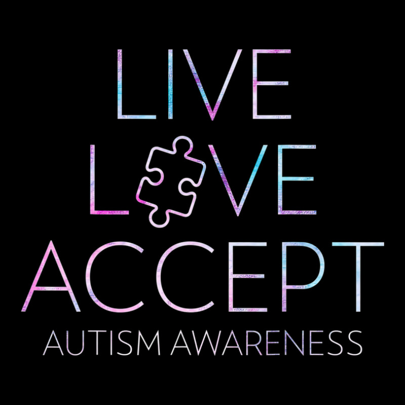 Live Love Accept Autism Awareness Zipper Hoodie | Artistshot