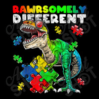 Rawrsomely Different Dinosaur Autism Awareness Puzzle Lightweight Hoodie | Artistshot