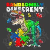 Rawrsomely Different Dinosaur Autism Awareness Puzzle Men's Polo Shirt | Artistshot