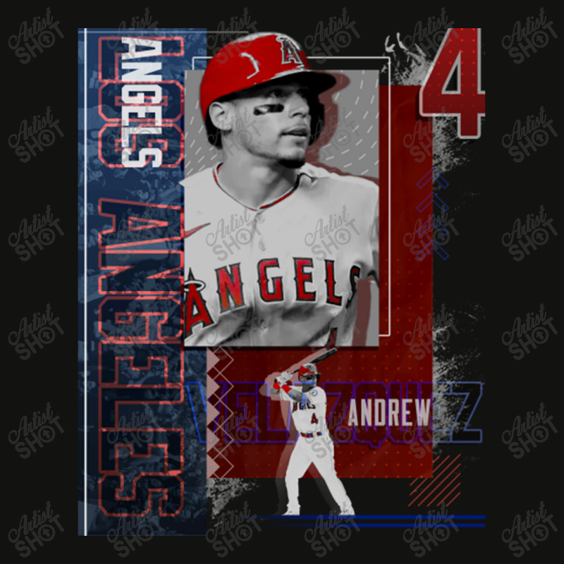 Andrew Velazquez Baseball Paper Poster Angels 2 Scorecard Crop Tee by kr205 | Artistshot