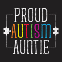 Love Proud Autism Auntie T-shirt | Artistshot