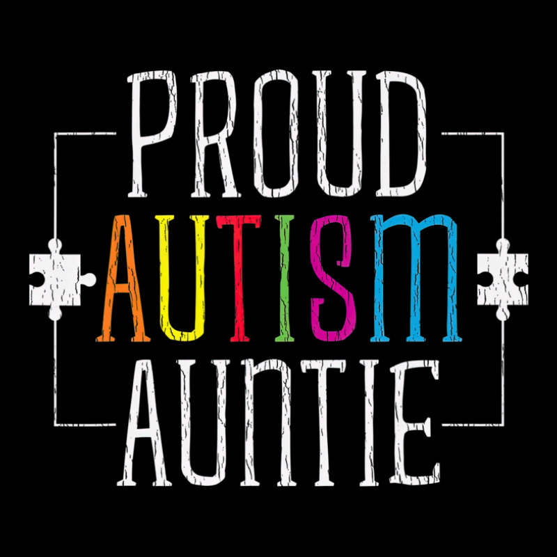 Love Proud Autism Auntie V-neck Tee | Artistshot